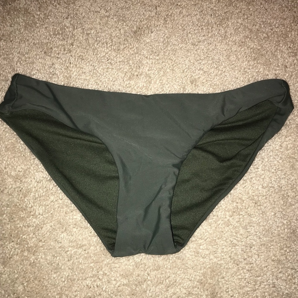 olive green cheeky bikini bottoms